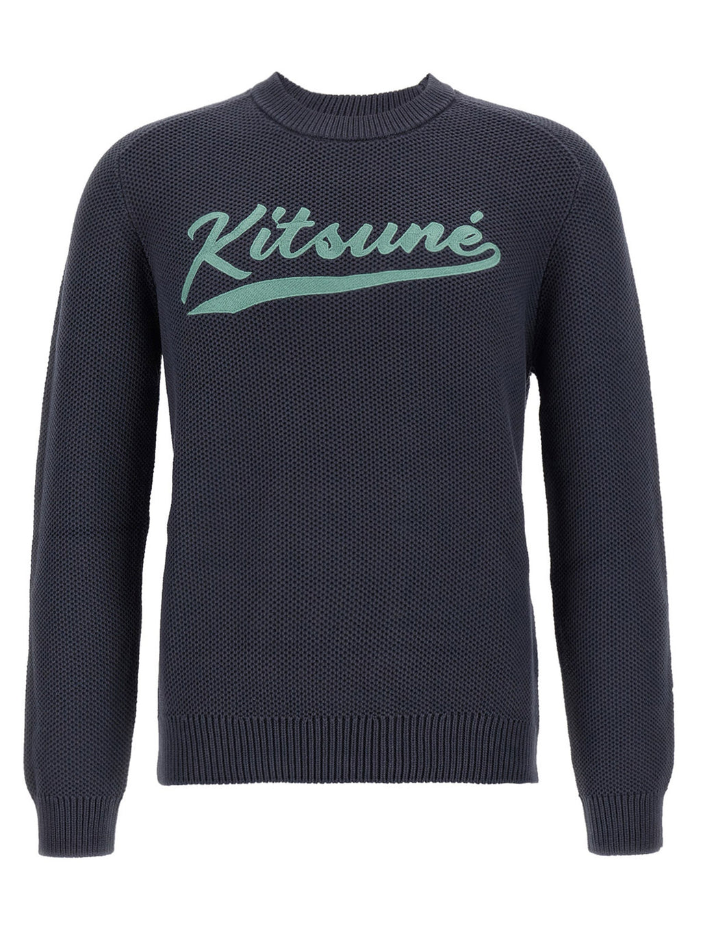 Maison Kitsuné Gray Cotton Cardigan