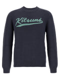 Maison Kitsuné Gray Cotton Cardigan