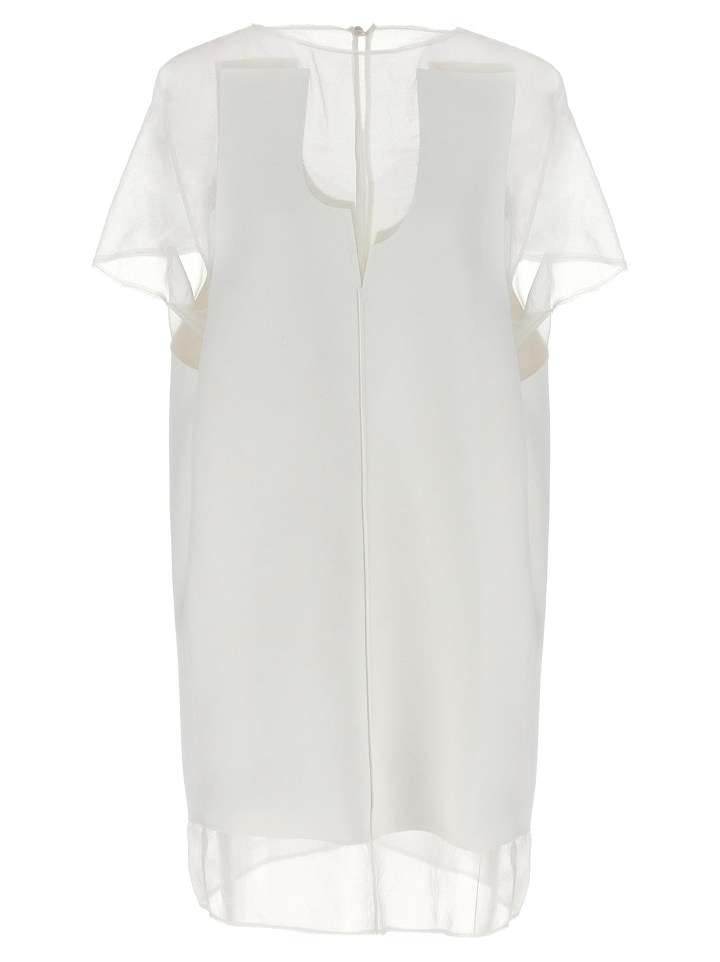 Khaite White Polyester Short Dress