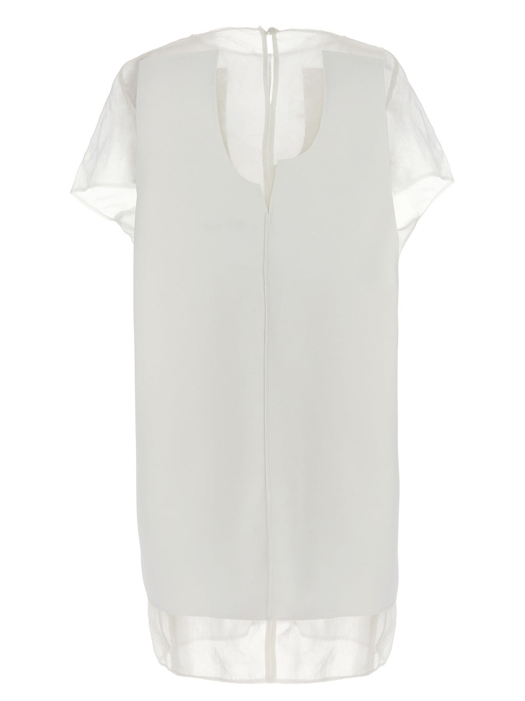 Khaite White Polyester Short Dress