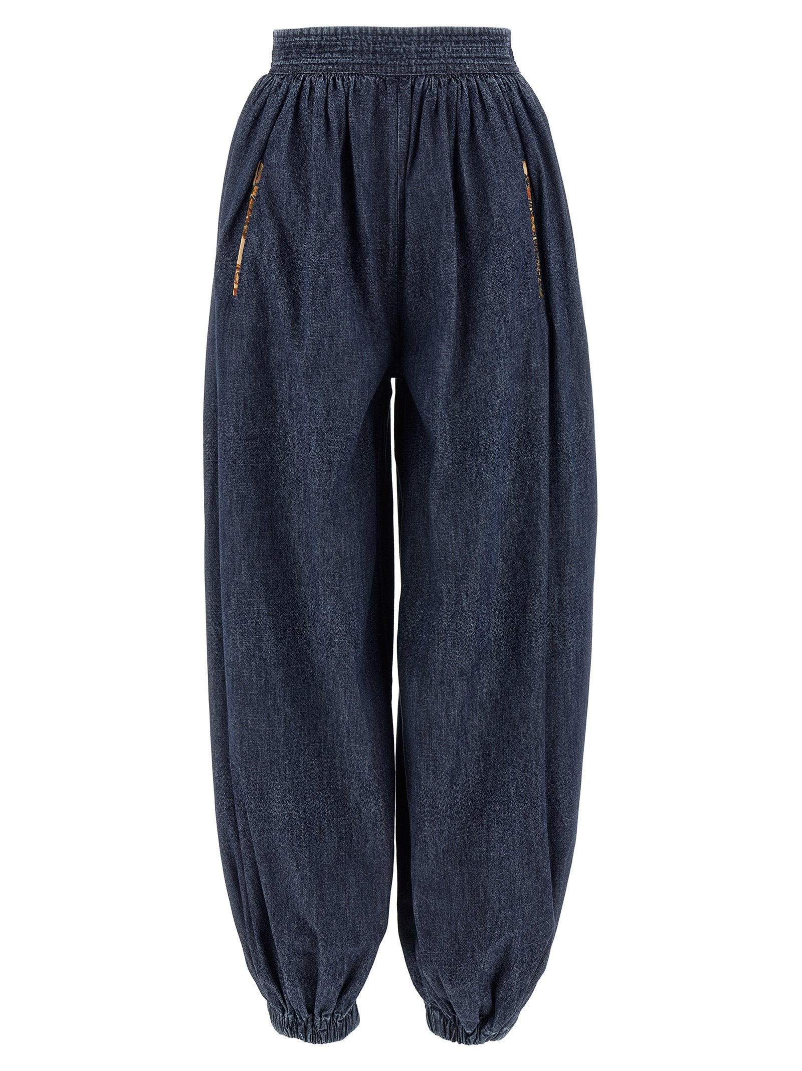 Valentino Garavani Blue Cotton Pants