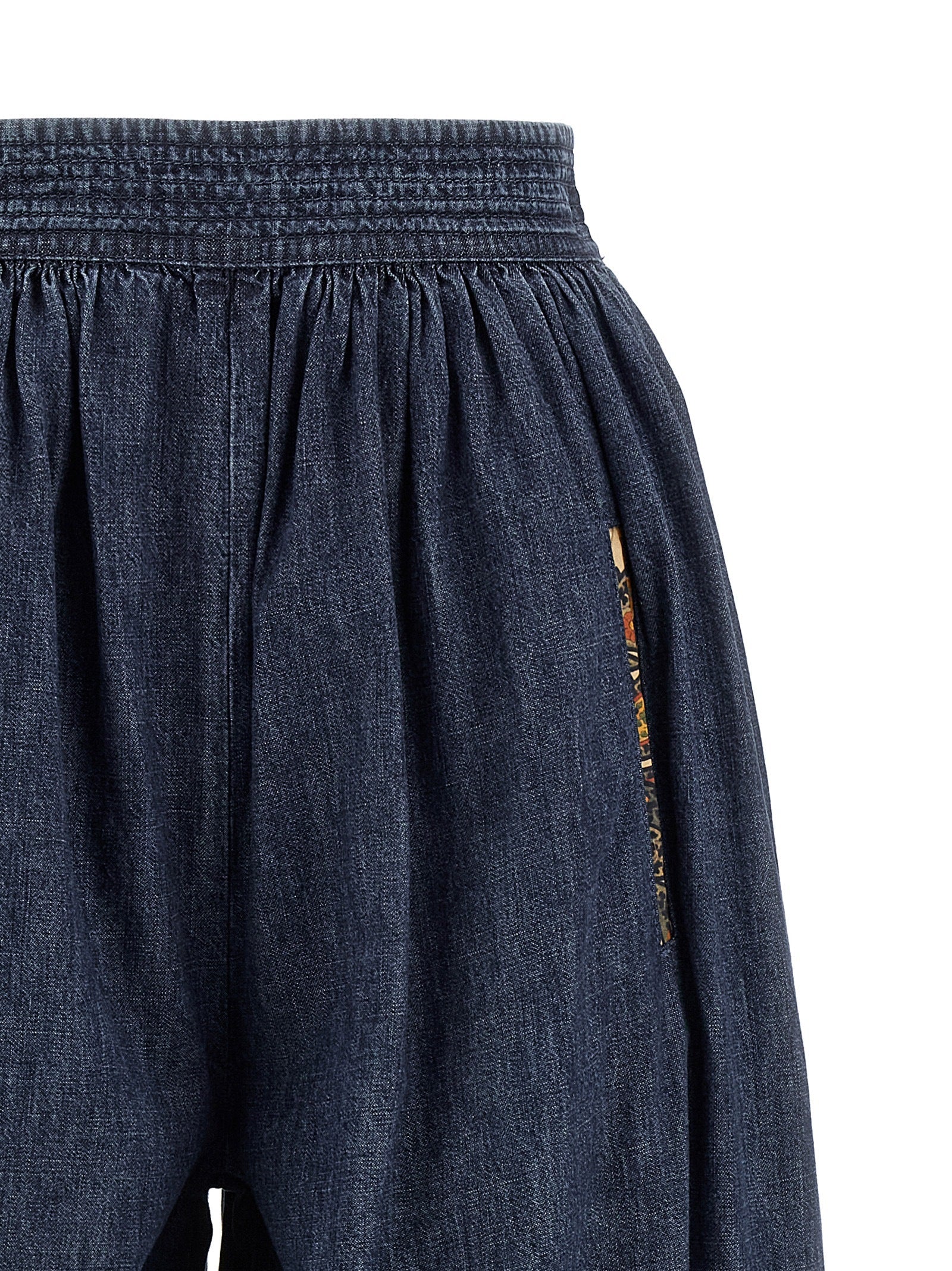 Valentino Garavani Blue Cotton Pants