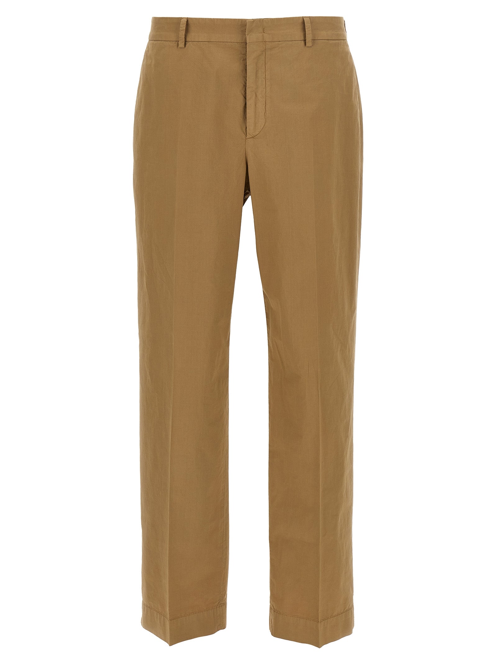 CELLAR DOOR Beige Cotton Casual Pants
