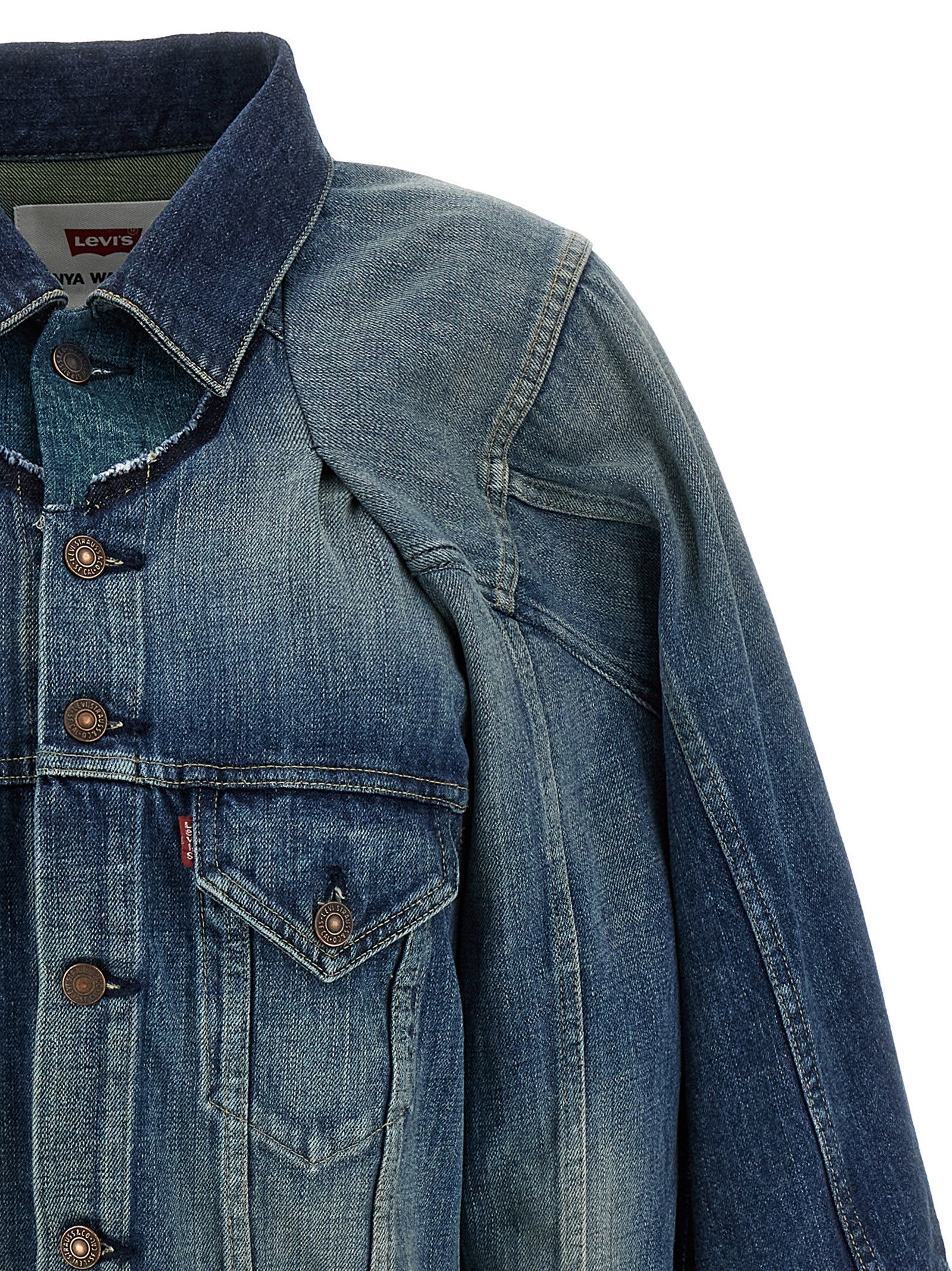 Junya Watanabe Blue Cotton Denim Jacket