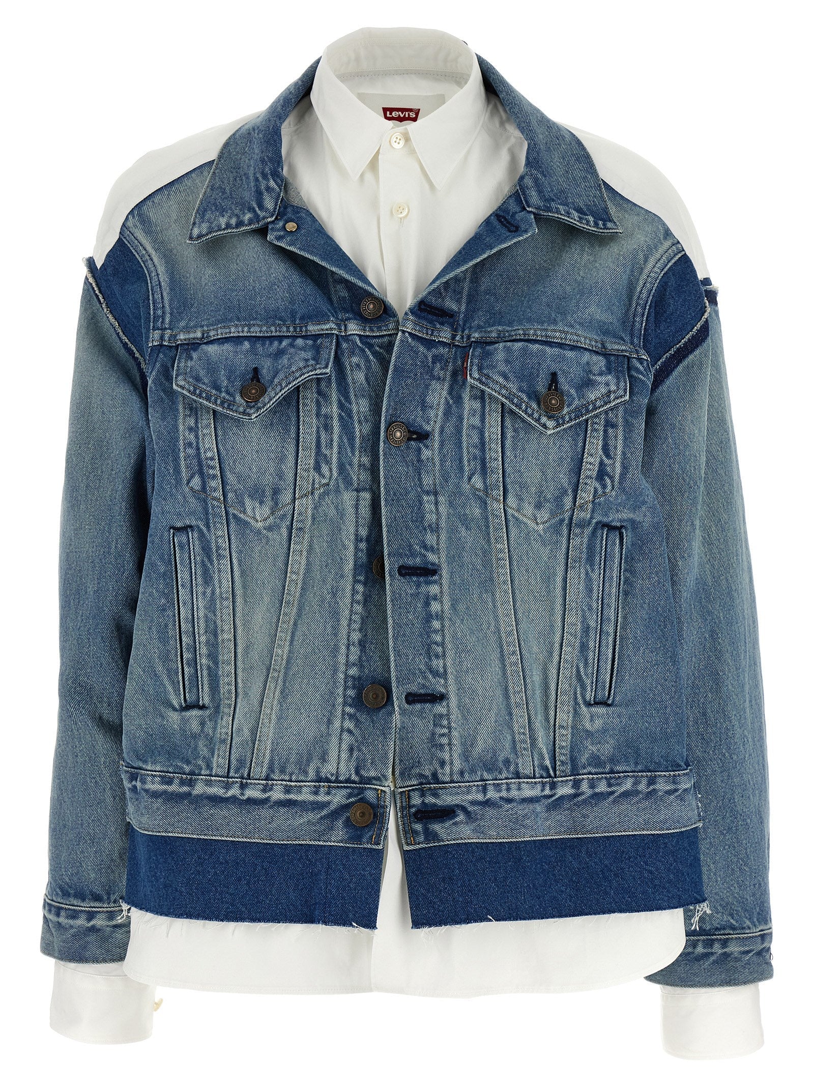 Junya Watanabe Multicolor Cotton Denim Jacket