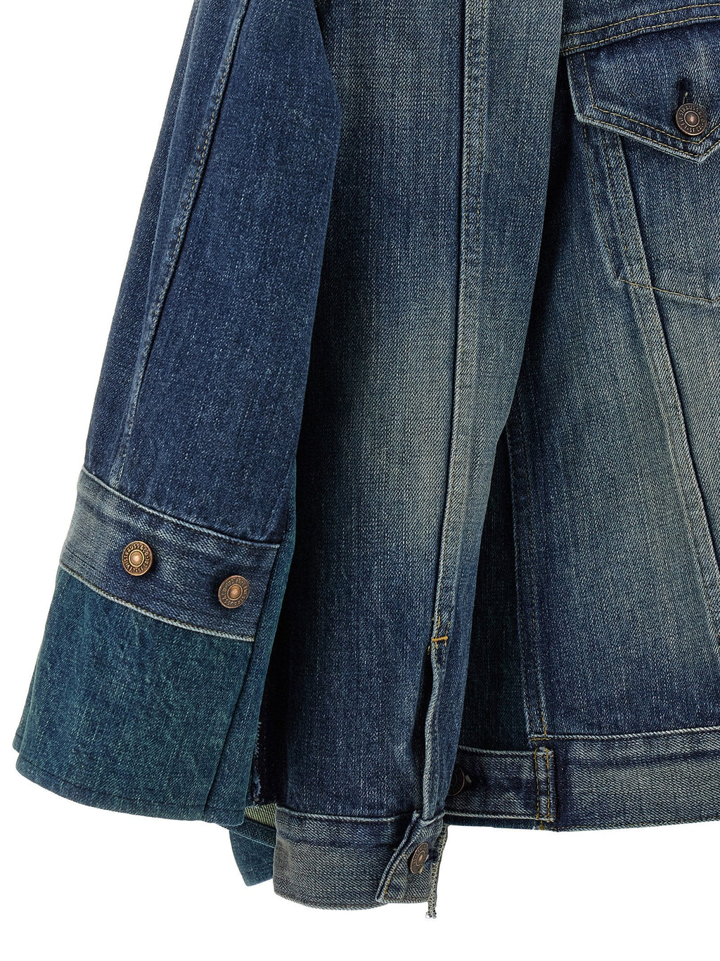Junya Watanabe Blue Cotton Denim Jacket