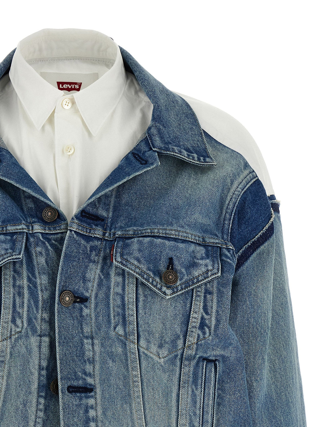 Junya Watanabe Multicolor Cotton Denim Jacket