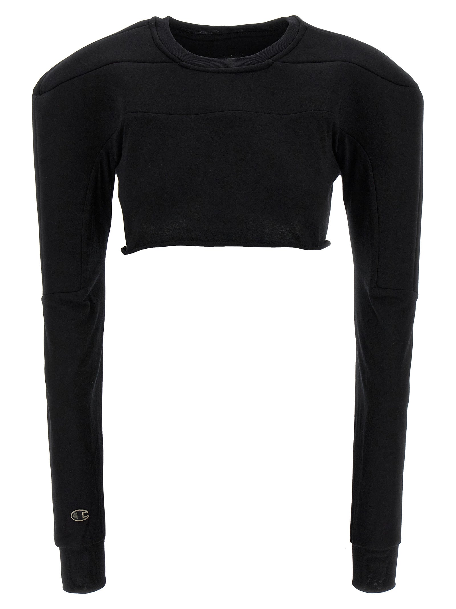 Rick Owens Black Cotton Cardigan