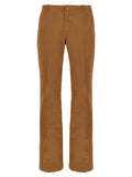 Alexander McQueen Brown Cotton Chino Pants