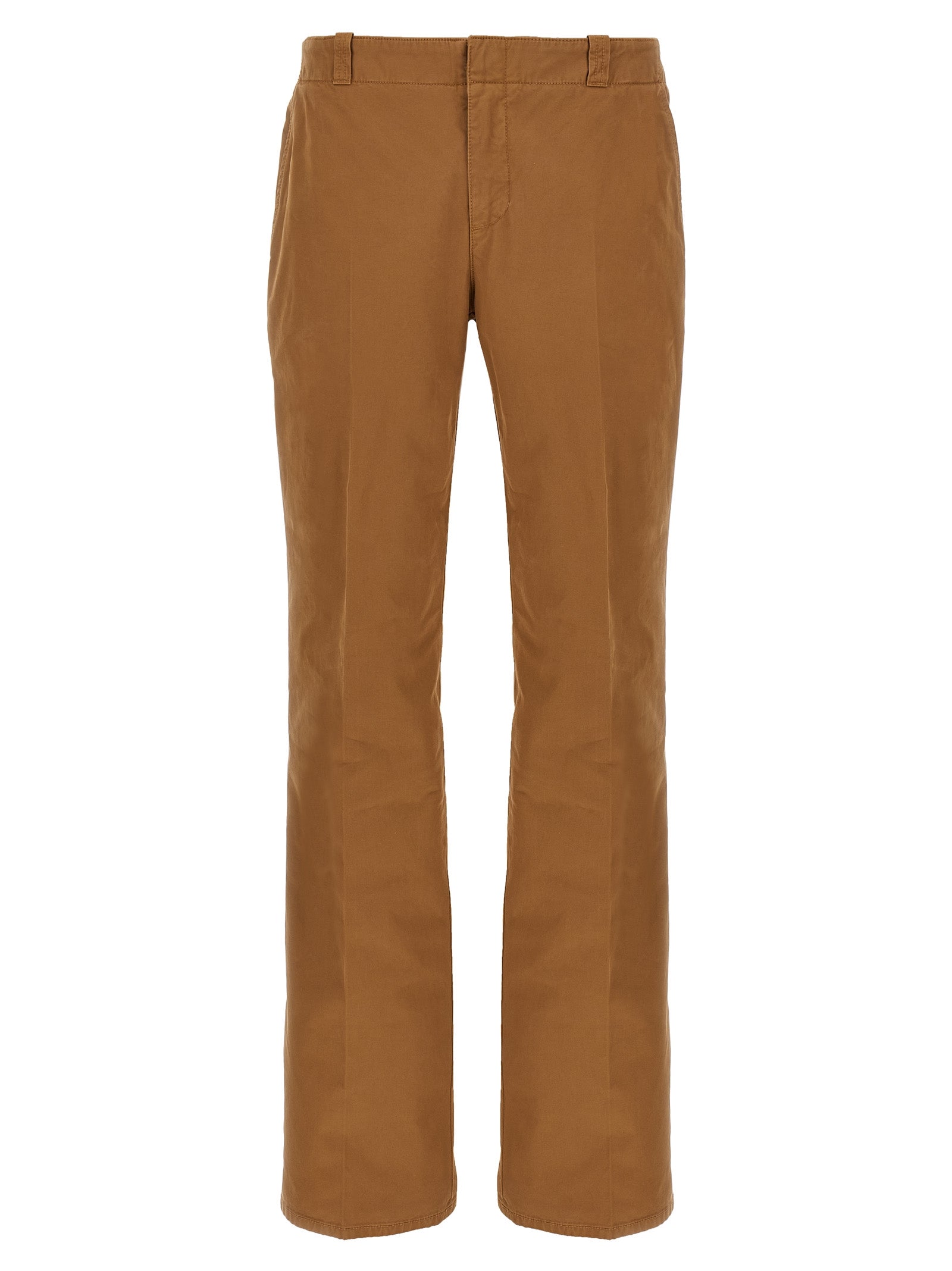 Alexander McQueen Brown Cotton Chino Pants