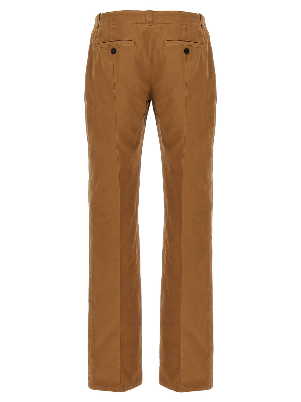 Alexander McQueen Brown Cotton Chino Pants