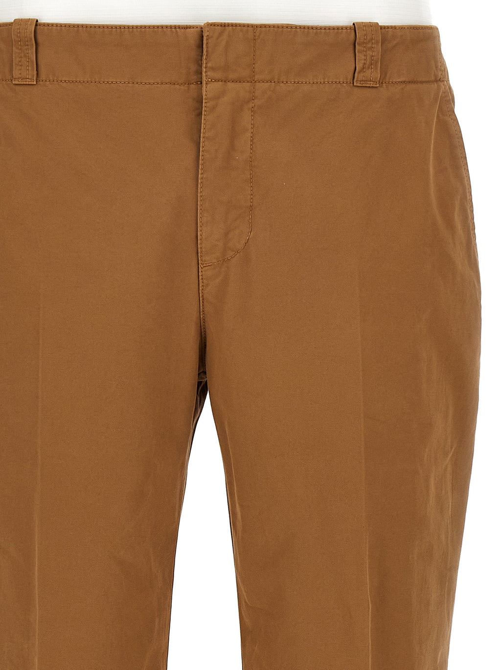 Alexander McQueen Brown Cotton Chino Pants