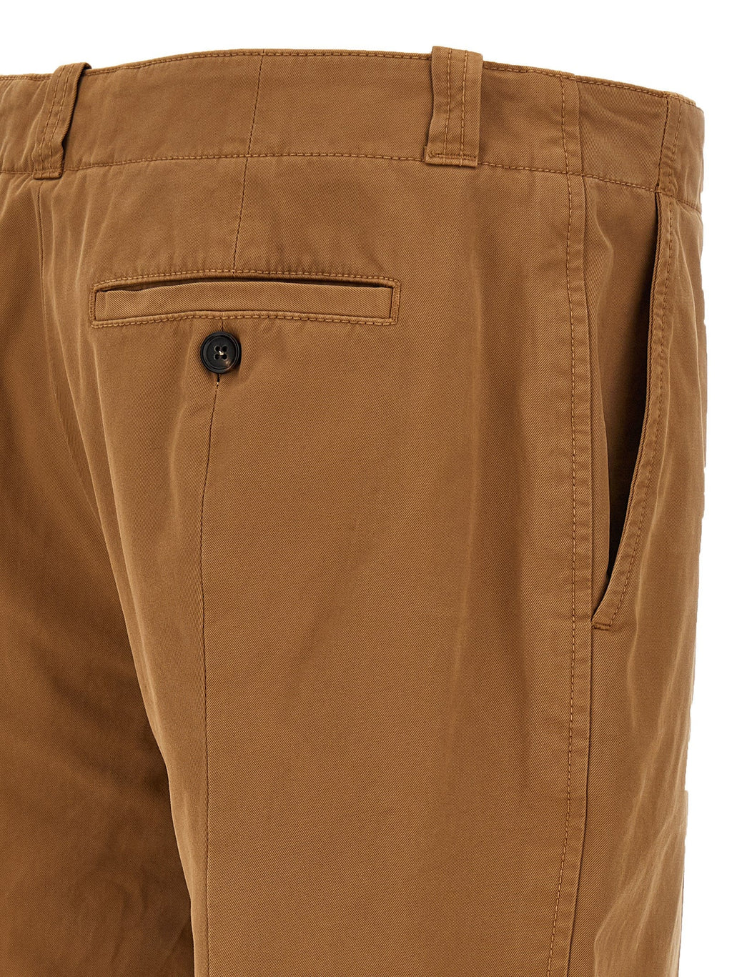 Alexander McQueen Brown Cotton Chino Pants