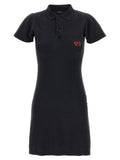 Balenciaga Black Cotton Short Dress