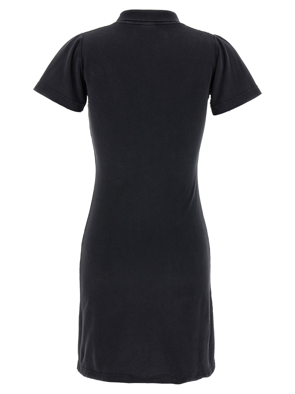 Balenciaga Black Cotton Short Dress