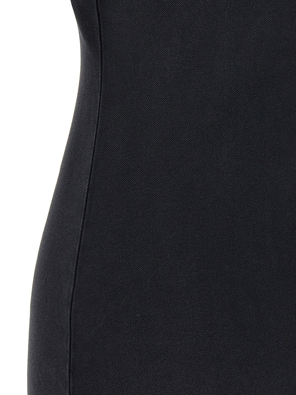 Balenciaga Black Cotton Short Dress
