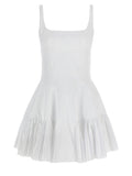 Giovanni Bedin White Polyester Short Dress