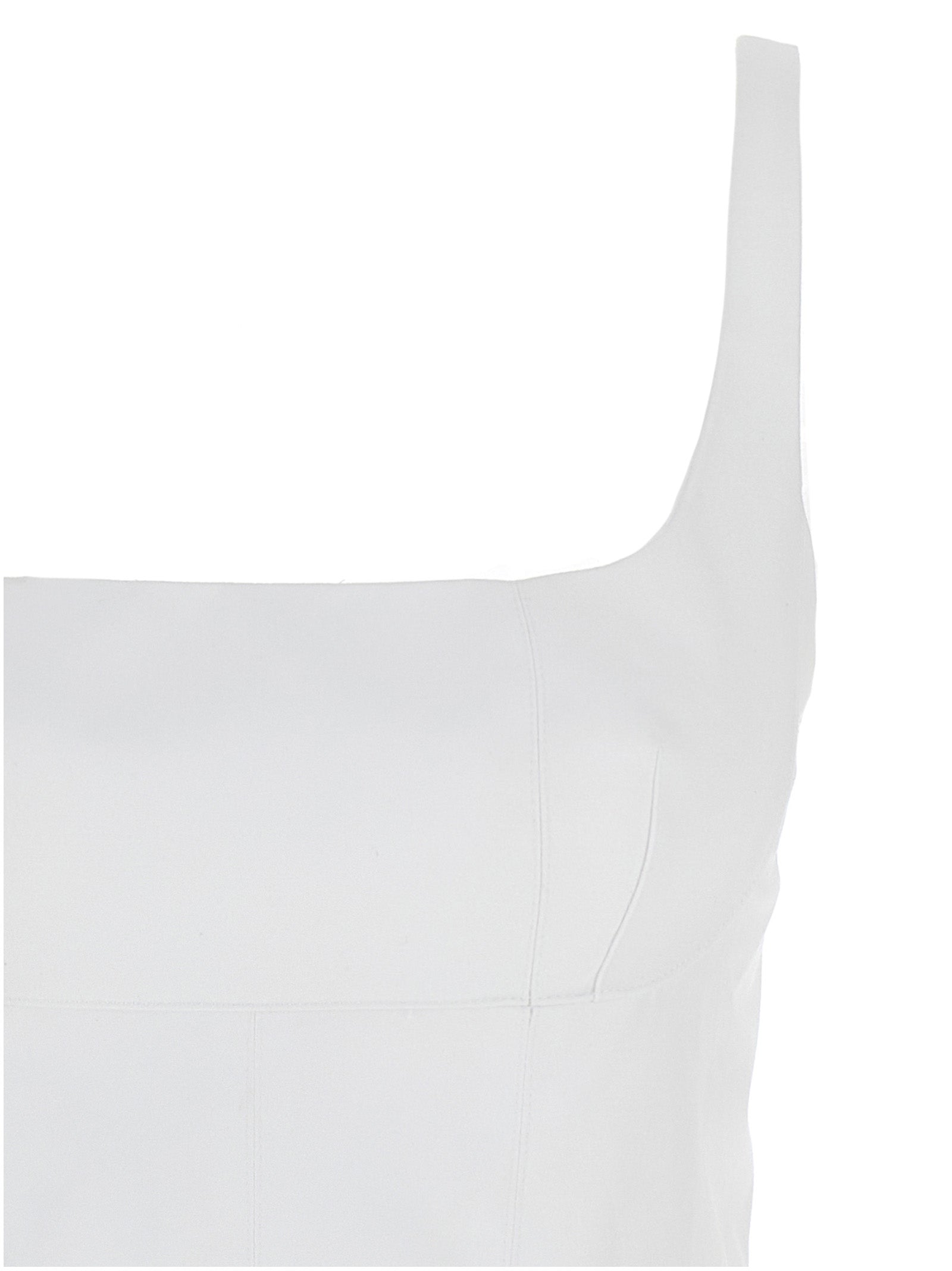 Giovanni Bedin White Polyester Short Dress