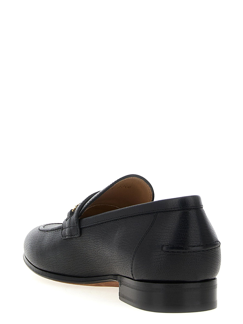 Valentino Garavani Black Goatskin Slip-On Loafers