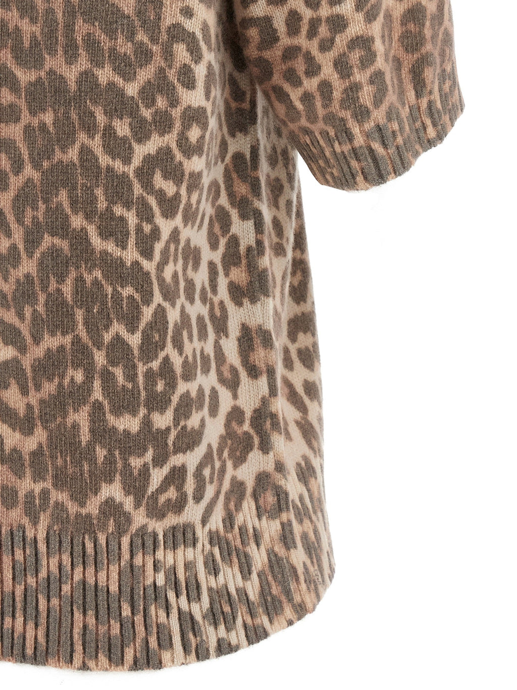 Ganni Brown Wool T-Shirt