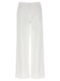 L'Agence White Cotton High-Waisted Jean