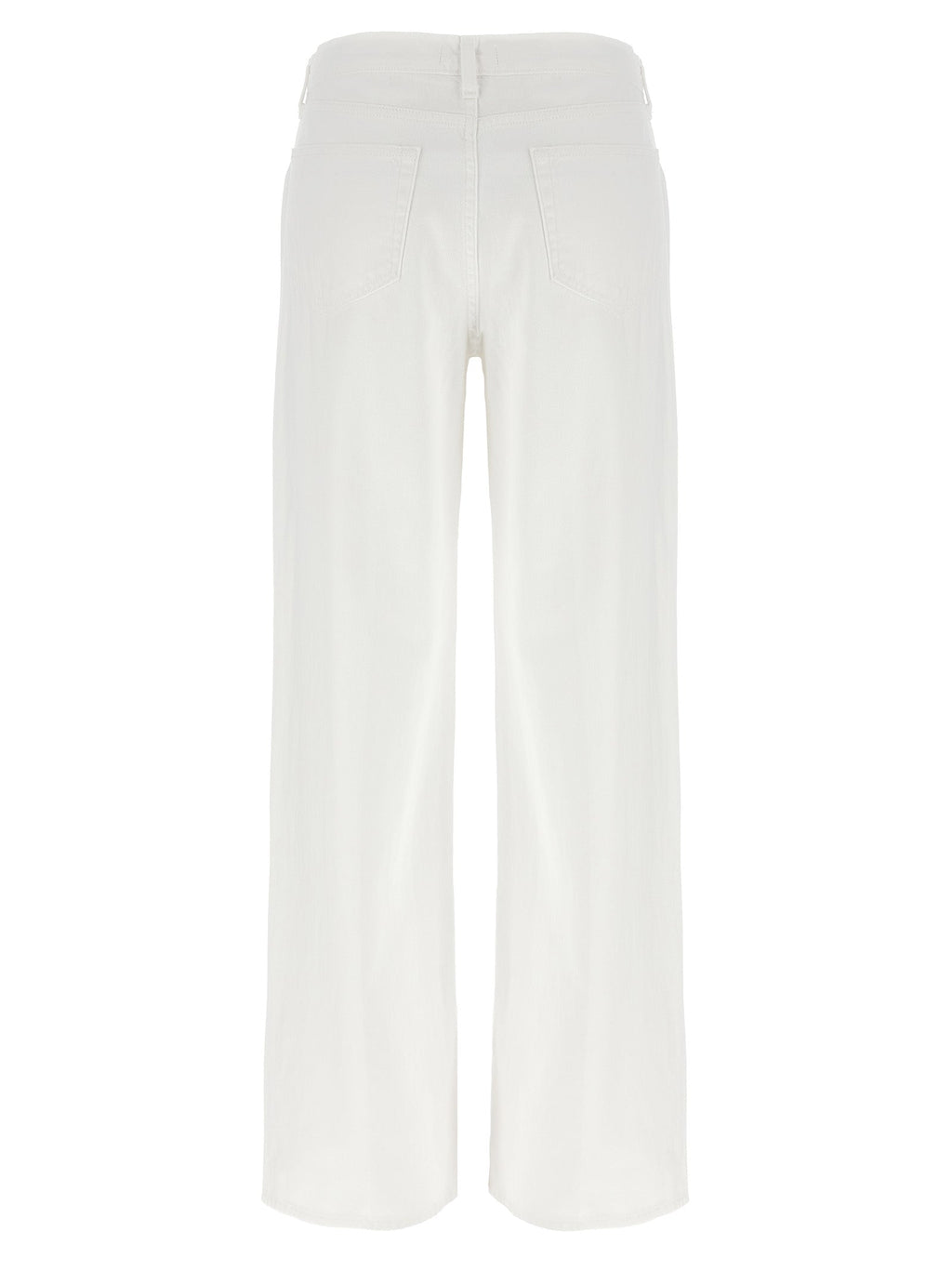 L'Agence White Cotton High-Waisted Jean