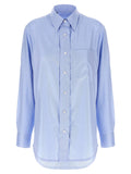 Brioni Blue Cotton Blouse
