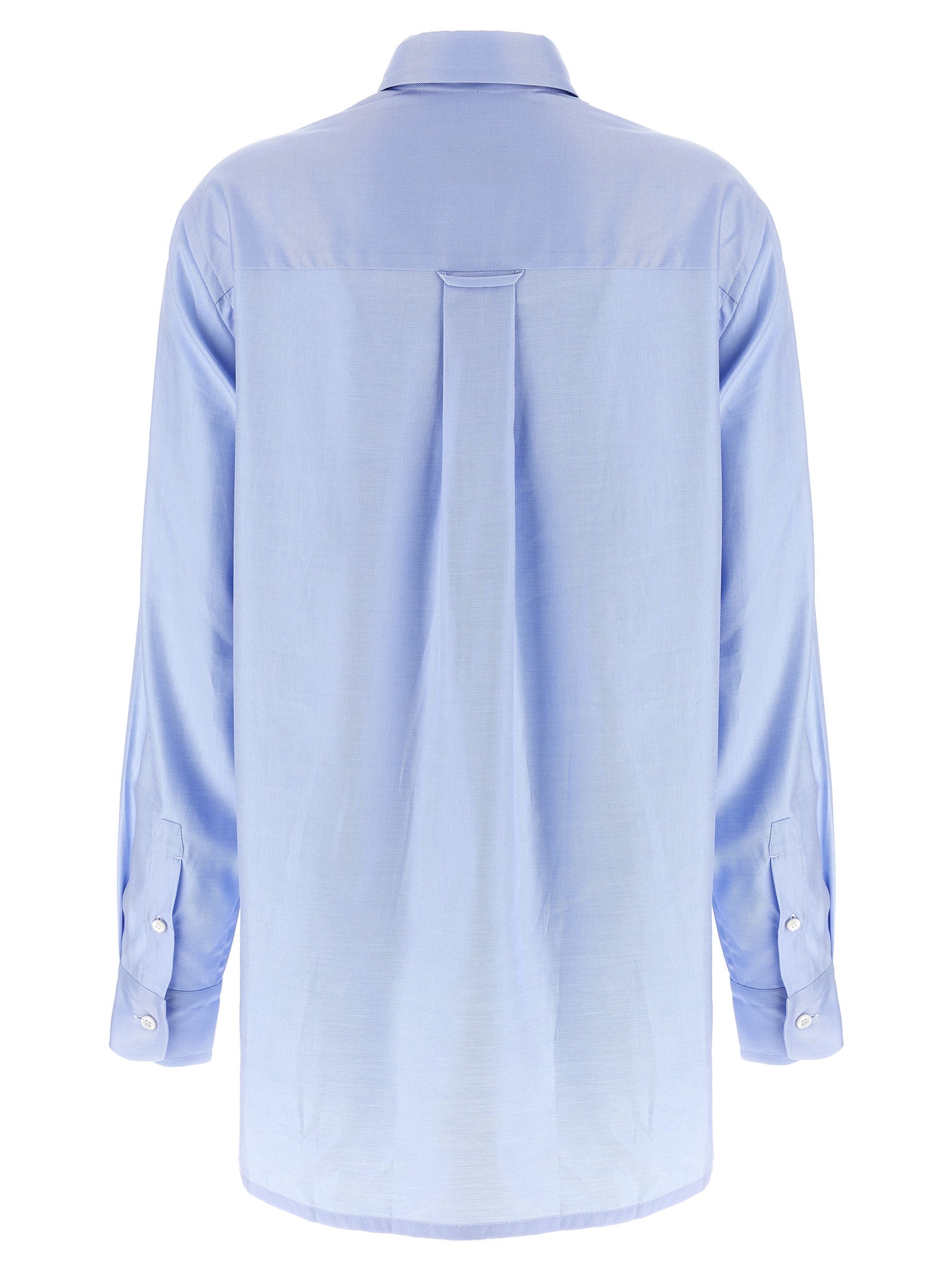 Brioni Blue Cotton Blouse