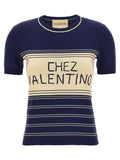 Valentino Garavani Blue Cotton T-Shirt