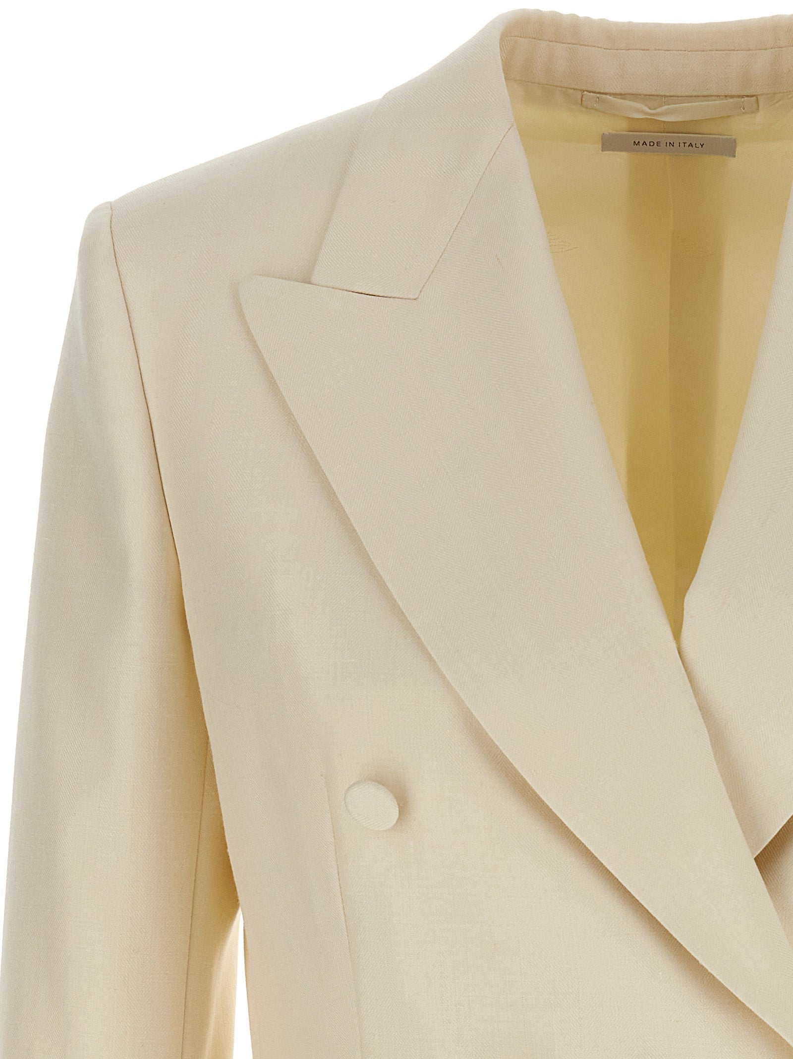 Brioni White Wool Blazer