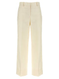 Brioni White Wool Dress Pants