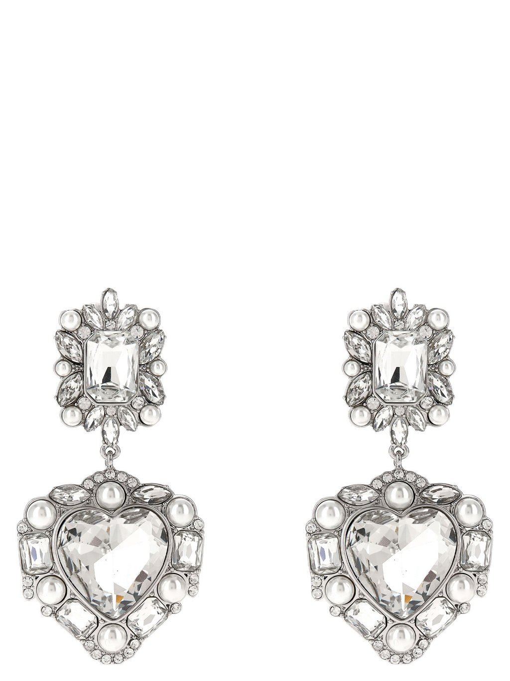 Self-Portrait Silver Cotton Earrings