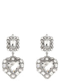 Self-Portrait Silver Cotton Earrings