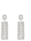 Self-Portrait Silver Cotton Earrings