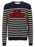 Valentino Garavani Blue Virgin Wool Cardigan