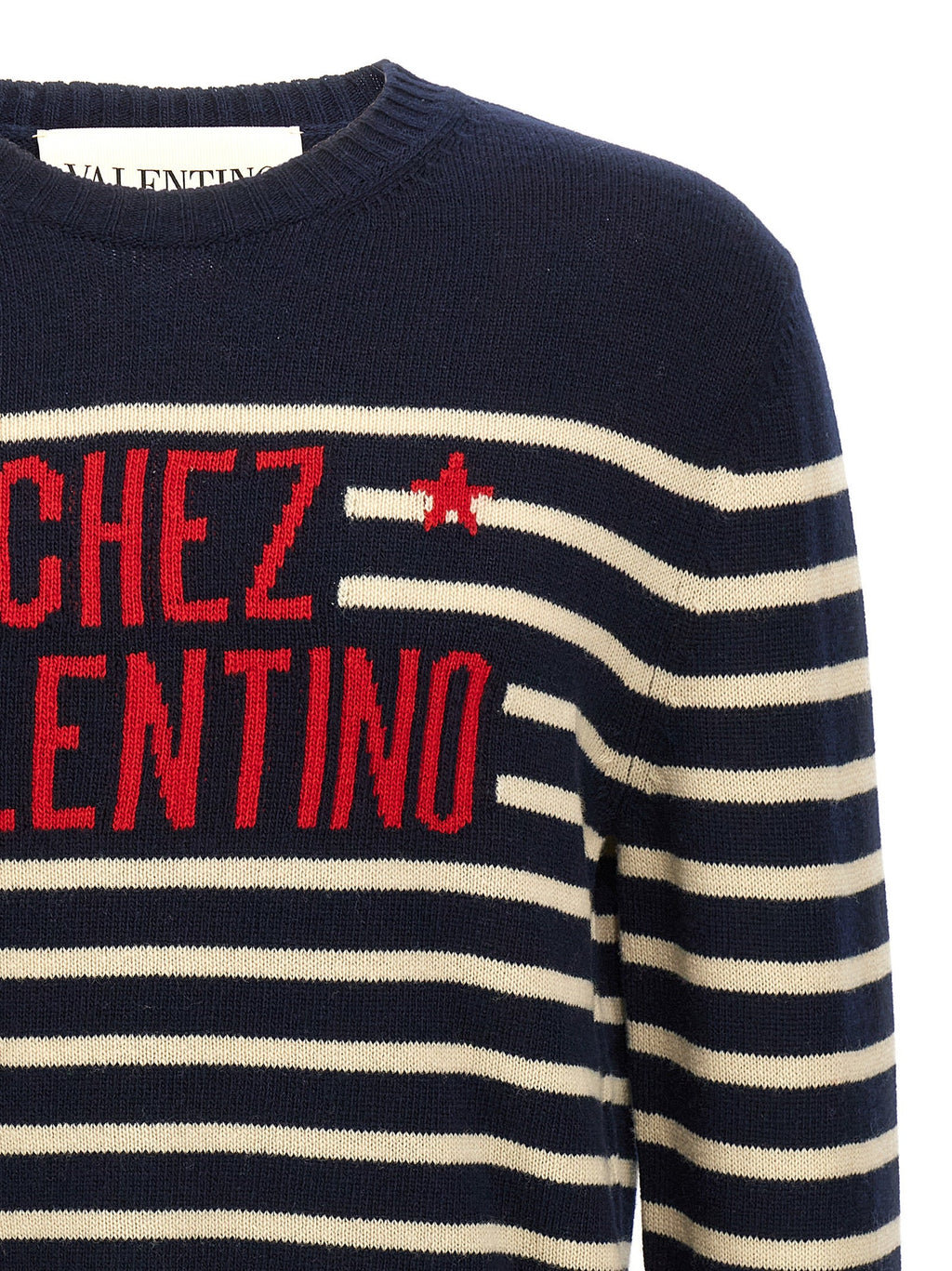 Valentino Garavani Blue Virgin Wool Cardigan