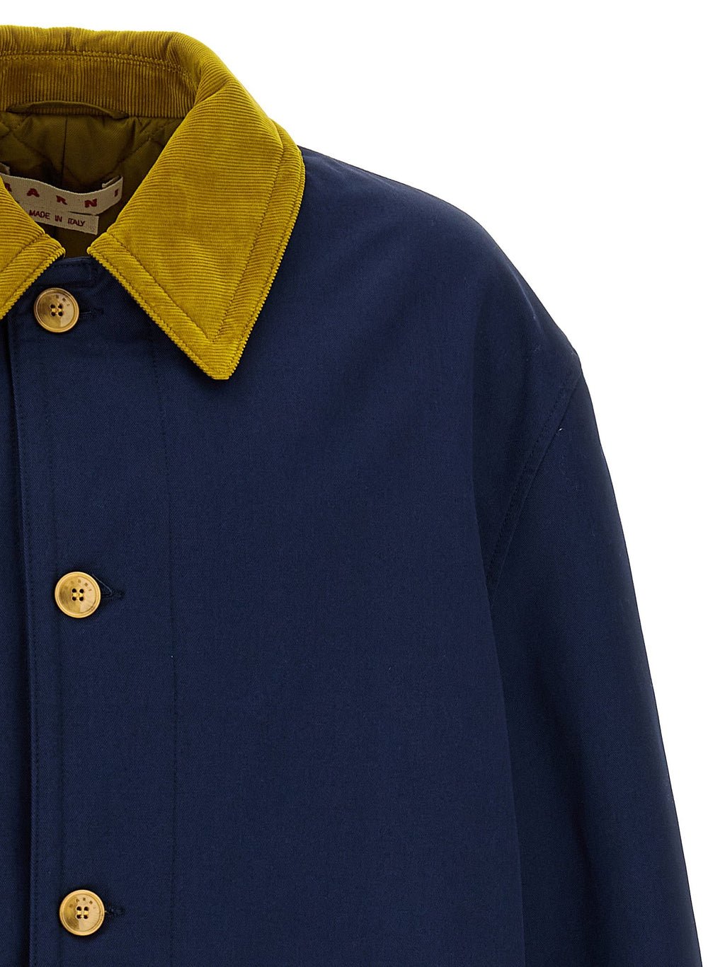 Marni Blue Cotton Parka
