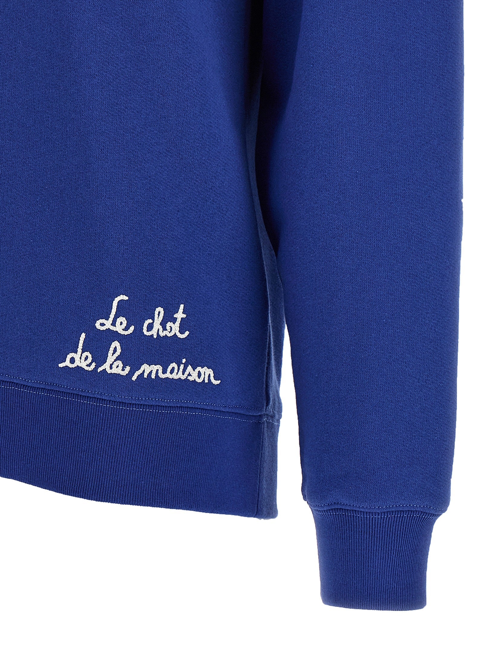 Valentino Garavani Blue Cotton Sweatshirt