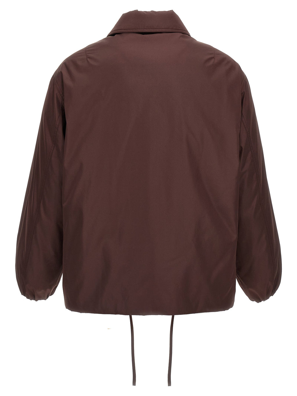 Jil Sander Brown Polyester Full-Length Jacket