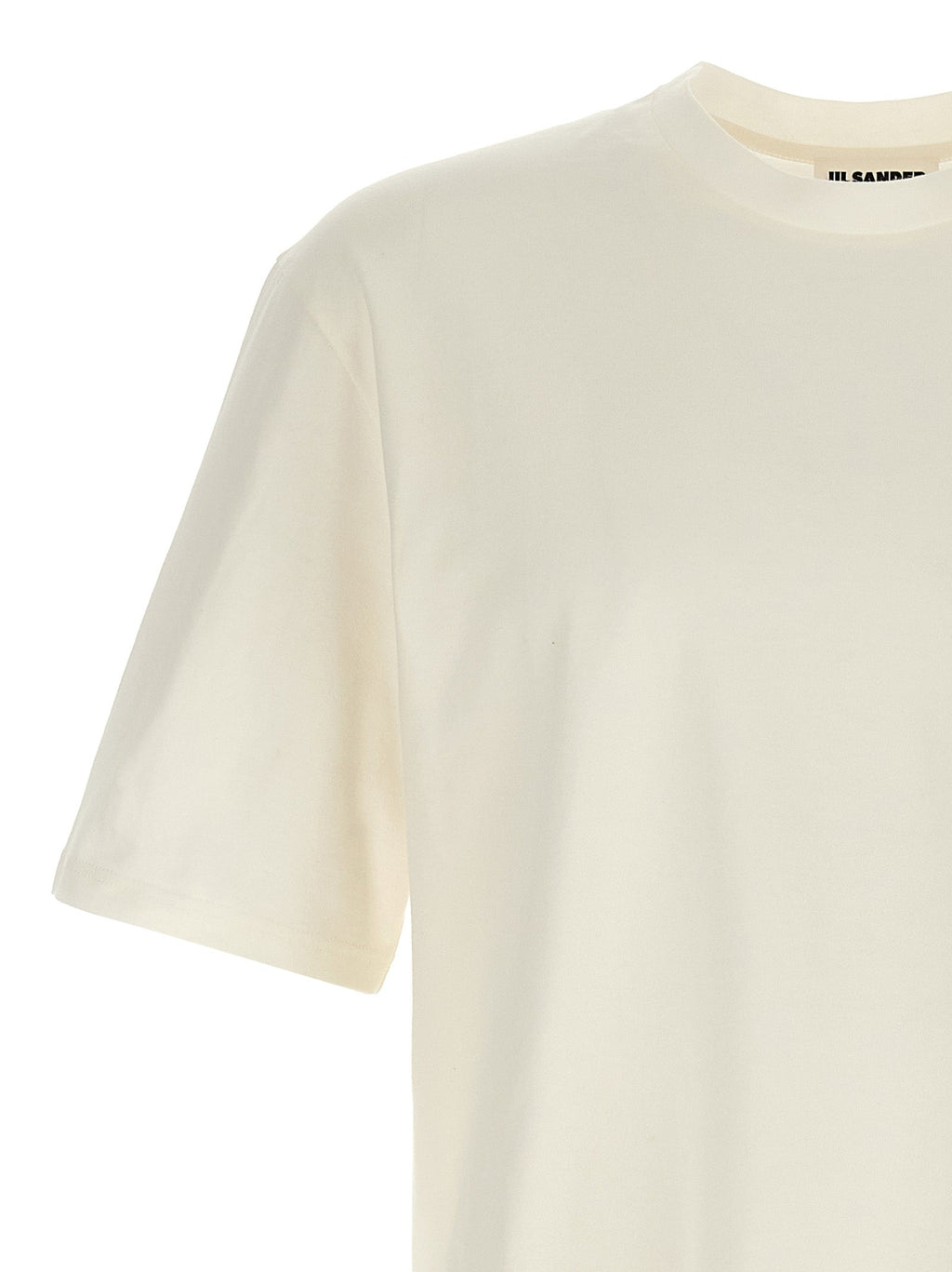Jil Sander White Cotton Long Sleeve T-Shirt