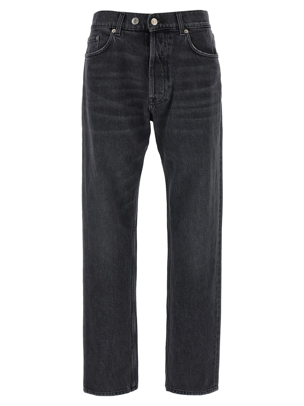 Department 5 Gray Cotton Straight-Leg Jeans