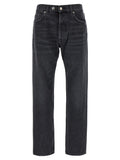 Department 5 Gray Cotton Straight-Leg Jeans