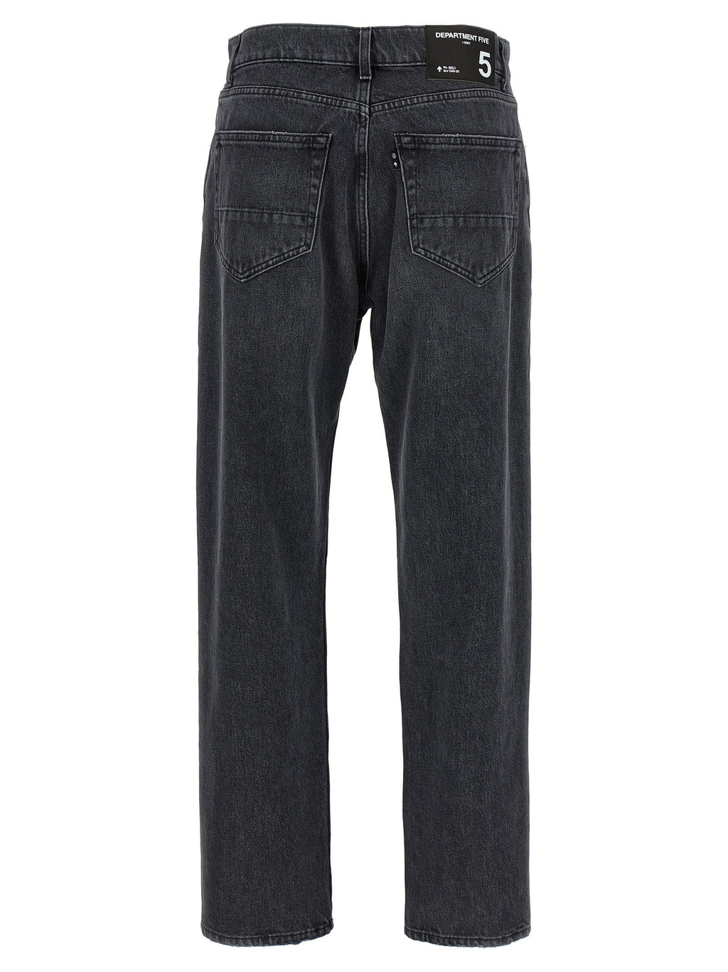 Department 5 Gray Cotton Straight-Leg Jeans