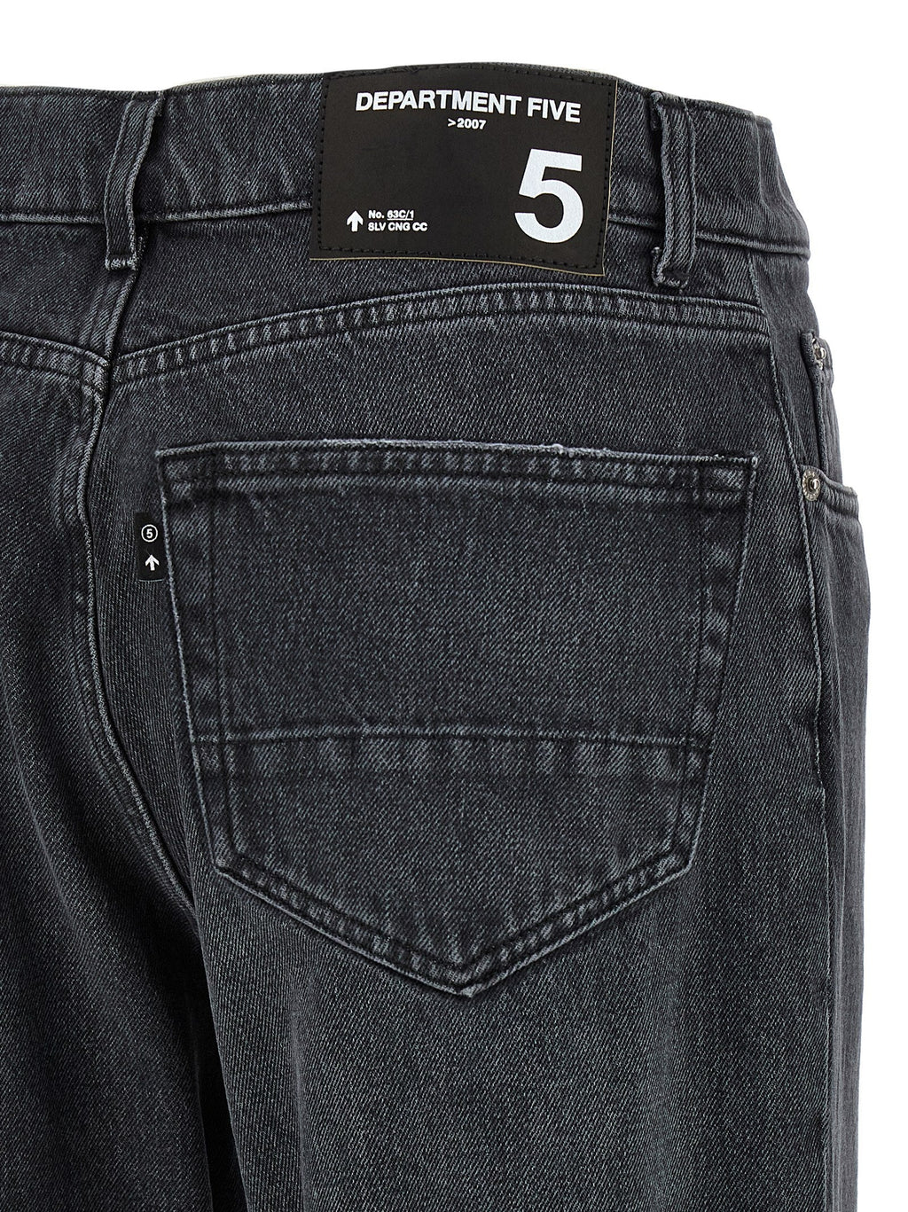 Department 5 Gray Cotton Straight-Leg Jeans