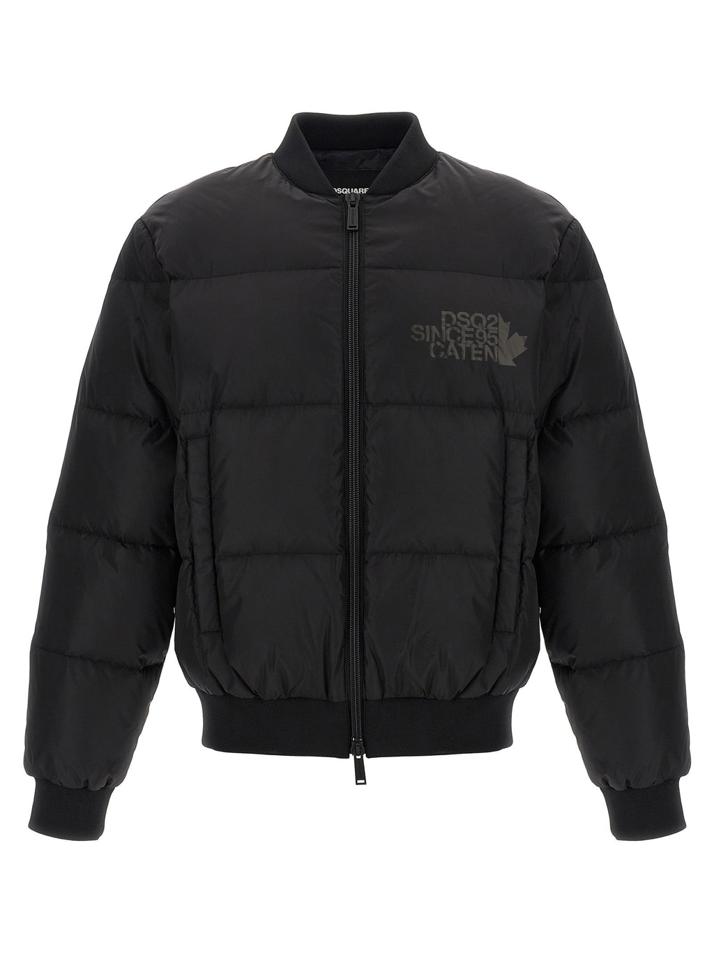 Dsquared² Black Polyamide Bomber