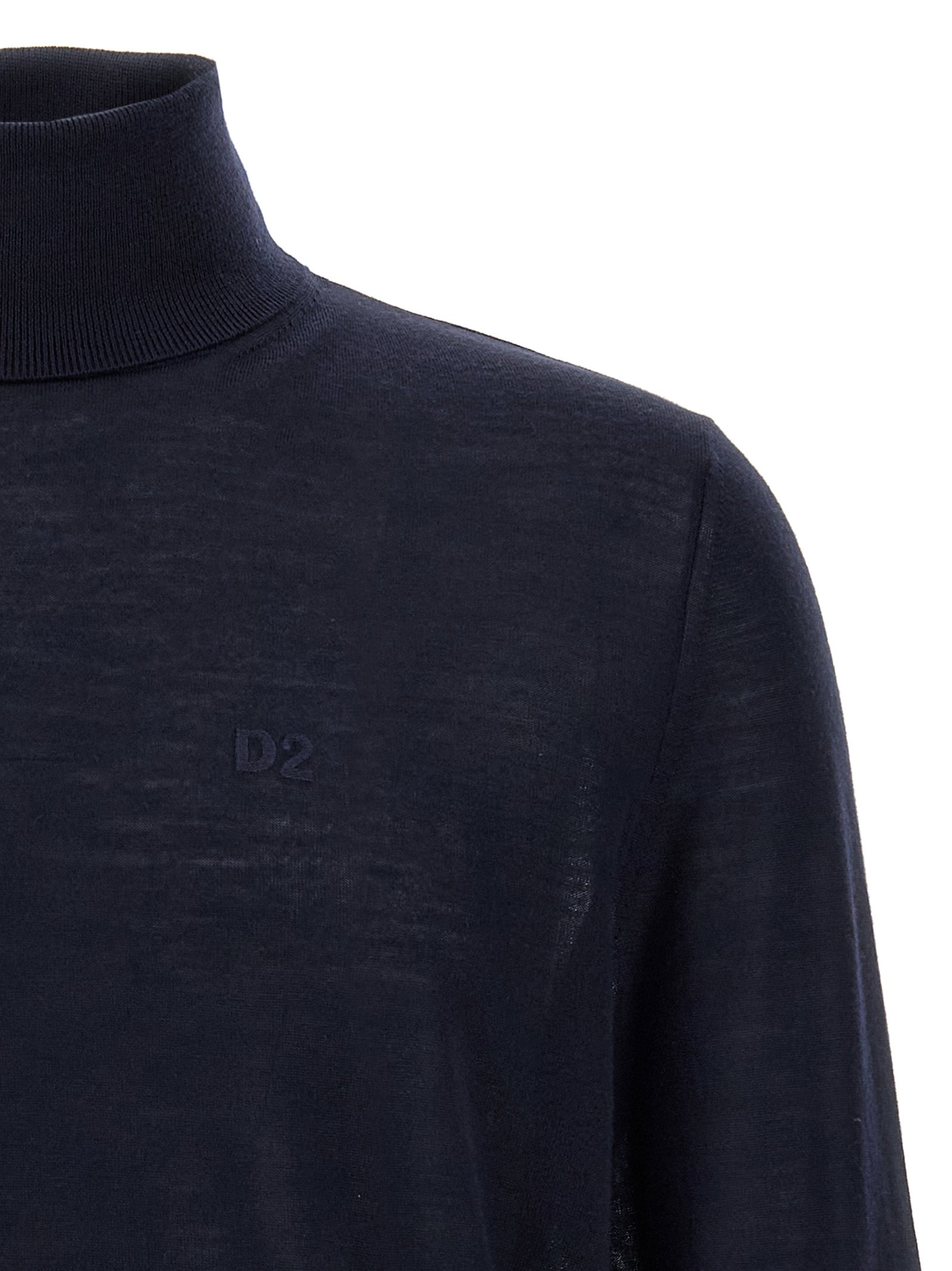 Dsquared² Blue Virgin Wool Cardigan
