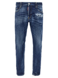 Dsquared² Blue Cotton Skinny Jeans
