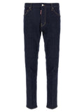 Dsquared² Blue Cotton Slim Fit Jeans