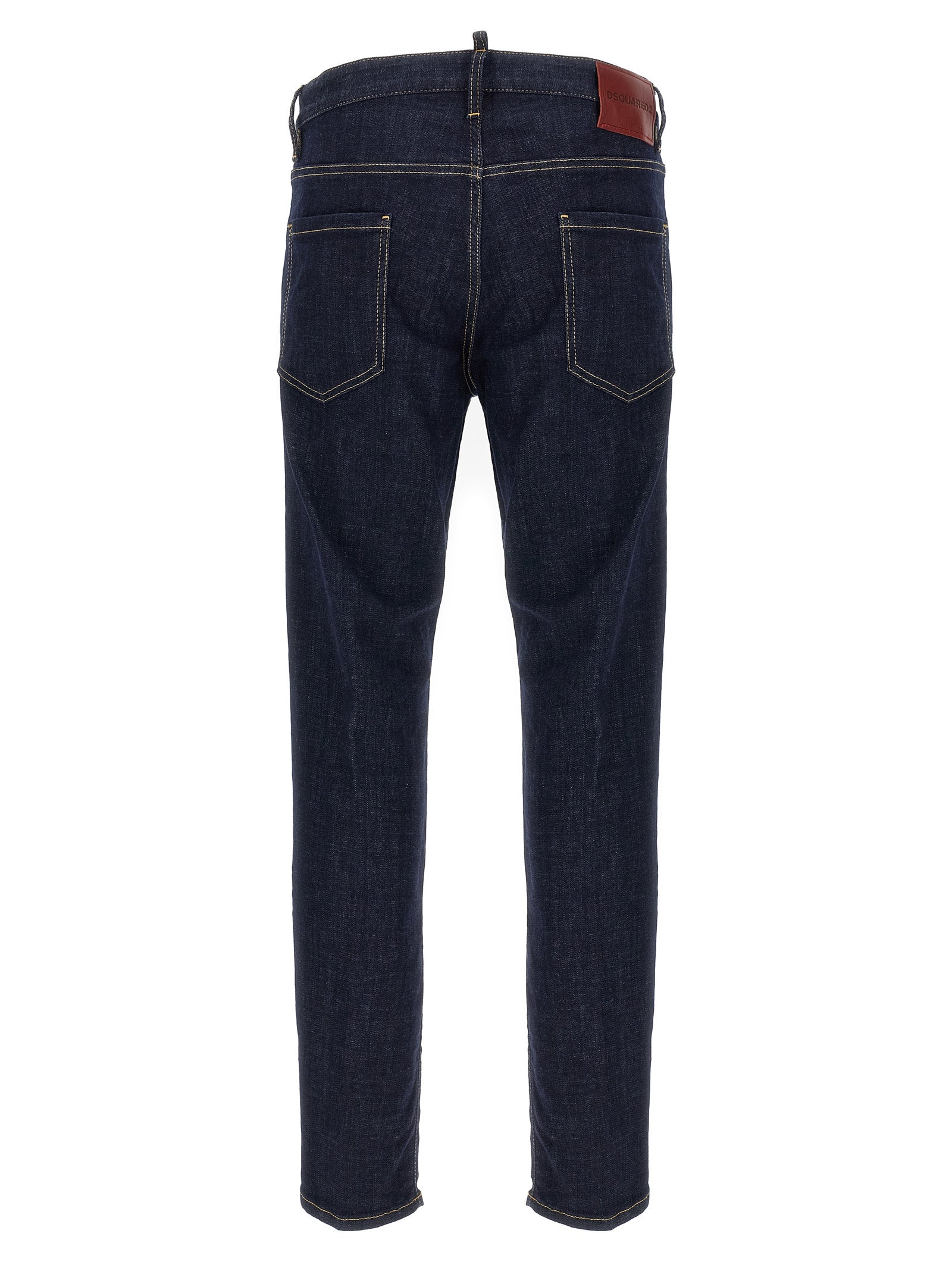 Dsquared² Blue Cotton Slim Fit Jeans
