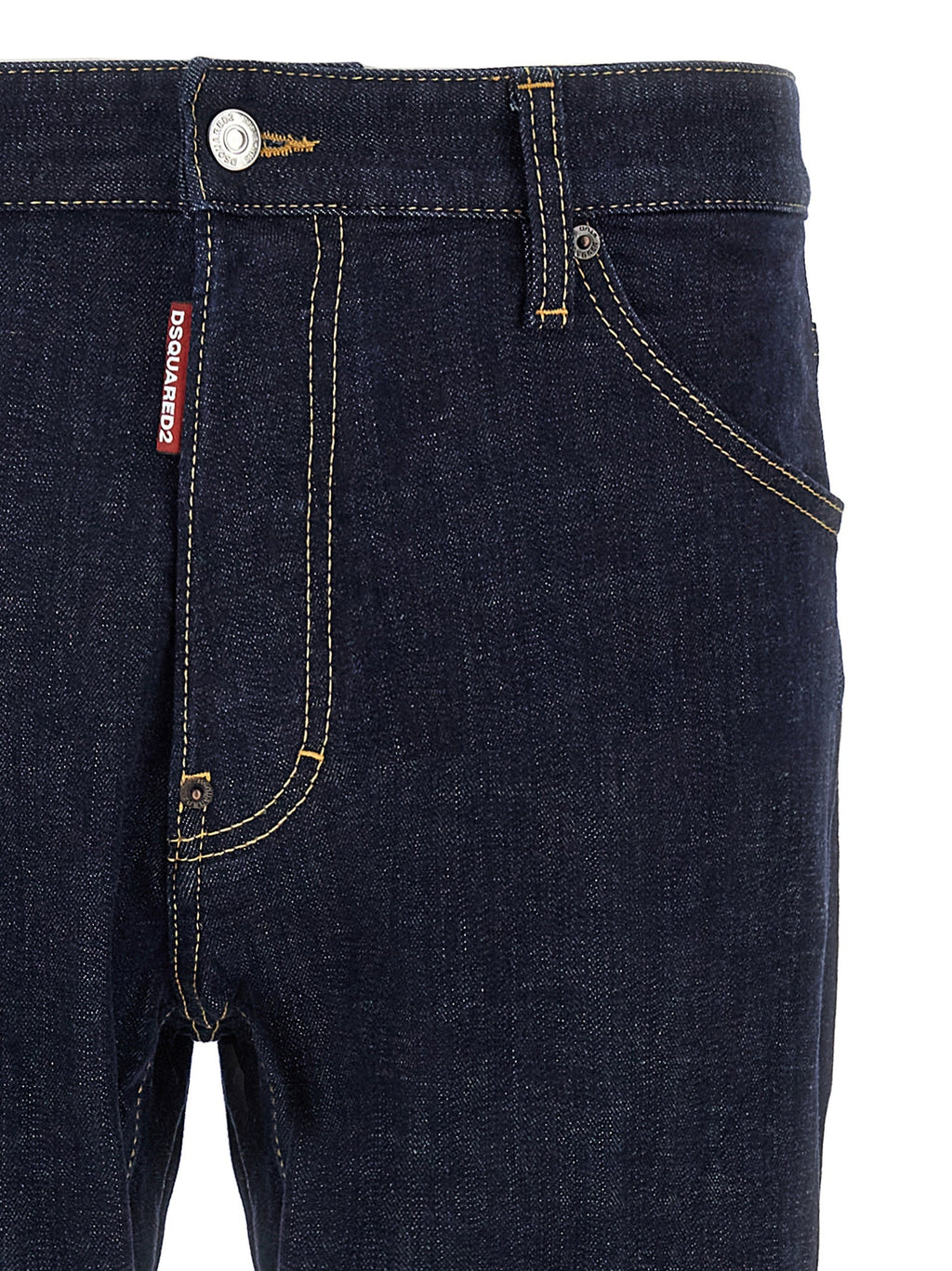 Dsquared² Blue Cotton Slim Fit Jeans